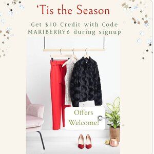 $10 CREDIT with Code MARIBERRY6 Input during signup